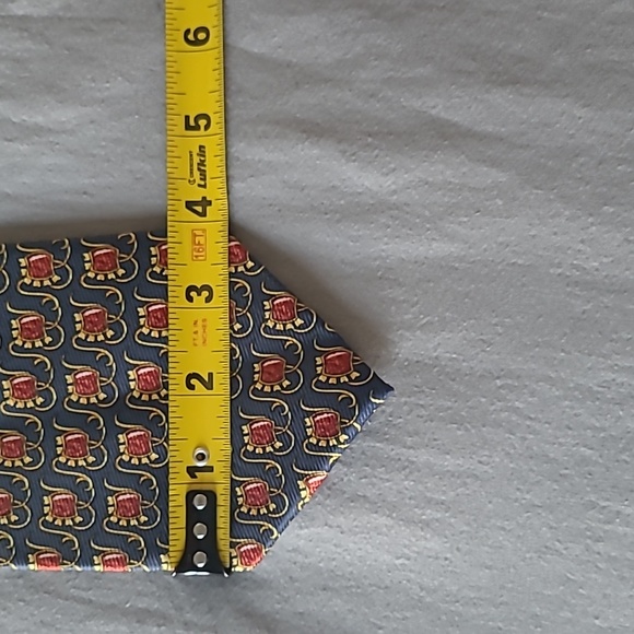 VICTOR LAURENT vintage tie 100% silk - Picture 3 of 5